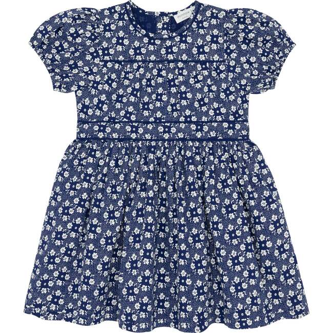 Girls Ditch Plains Daisy Puff Sleeve Dress