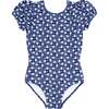Girls Ditch Plains Daisy Puff Sleeve One Piece - One Pieces - 1 - thumbnail