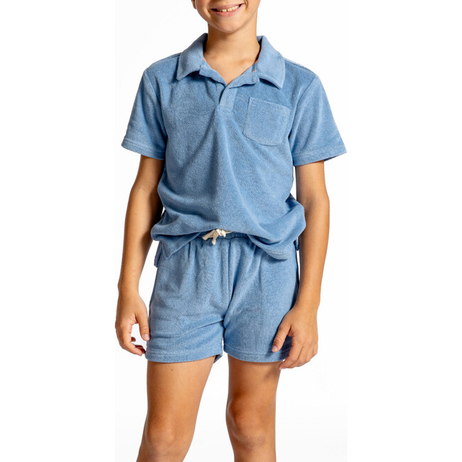 Boys Surfside Blue French Terry Shorts - Shorts - 2