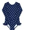 Girls Atlantic Dot Rashguard One Piece - One Pieces - 1 - thumbnail