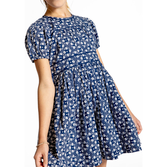 Girls Ditch Plains Daisy Puff Sleeve Dress - Dresses - 4