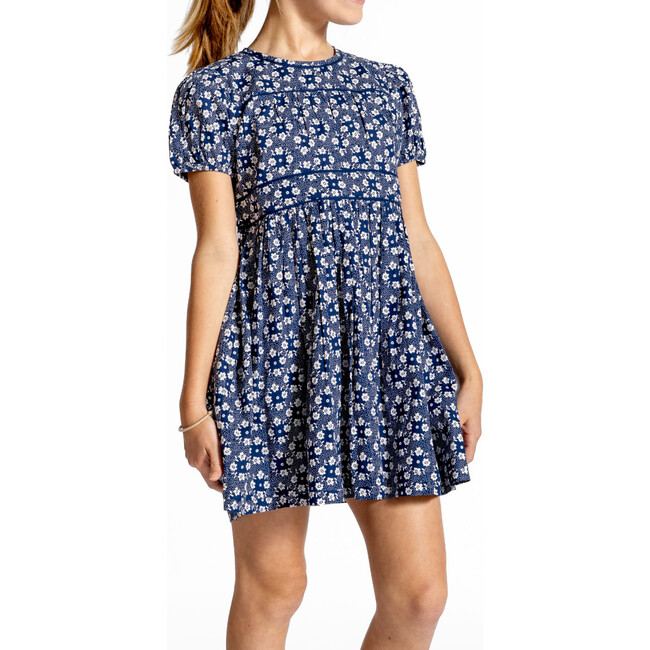 Girls Ditch Plains Daisy Puff Sleeve Dress - Dresses - 5