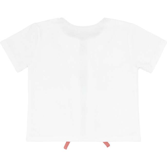 Girls White And East End Red French Terry Coverup Top - Cover-Ups - 7