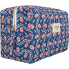 Navy Primrose Interior Coated Travel Pouch - Bags - 4