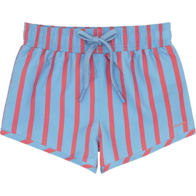 Boys Maritime Stripe Boardie - Swim Trunks - 1