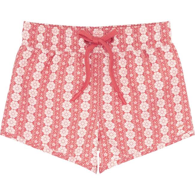Boys Regatta Red Paisley Boardie - Swim Trunks - 1