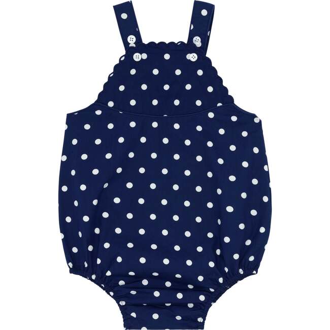 Baby Atlantic Dot Scalloped Bubble Romper