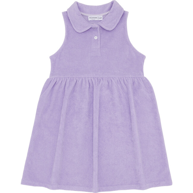 Girls Lavender Breeze French Terry Tennis Dress