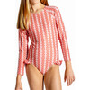 Girls Regatta Red Paisley Rashguard One Piece - One Pieces - 4 - thumbnail
