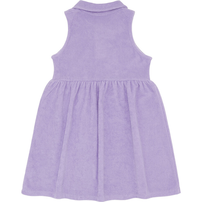 Girls Lavender Breeze French Terry Tennis Dress - Dresses - 3