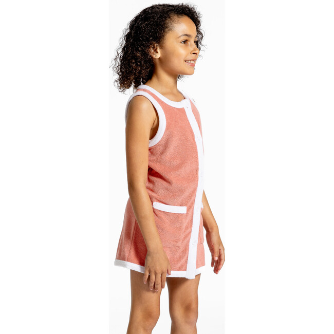 Girls East End Red French Terry Dress - Dresses - 7