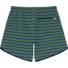 mens evergreen stripe boardie - Swim Trunks - 3 - thumbnail