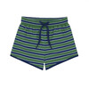 boys evergreen stripe boardie - Swim Trunks - 1 - thumbnail