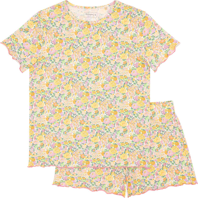 Women's Elysian Day Shirt And Short Pima Pajamas Set