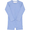 Unisex Sky Blue Gingham Rashguard One Piece - One Pieces - 1 - thumbnail