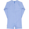 Unisex Sky Blue Gingham Rashguard One Piece - One Pieces - 5