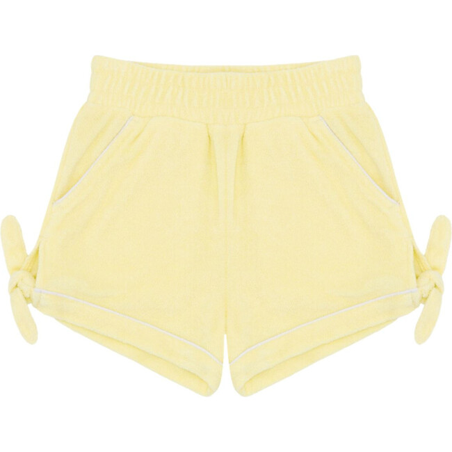 Girls Banana French Terry Tie Knot Short