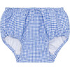 Baby Sky Blue Gingham Diaper Cover - Two Pieces - 1 - thumbnail