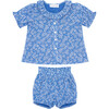 Baby Girls Rosebay Puff Sleeve Bloomer Set - Mixed Apparel Set - 1 - thumbnail