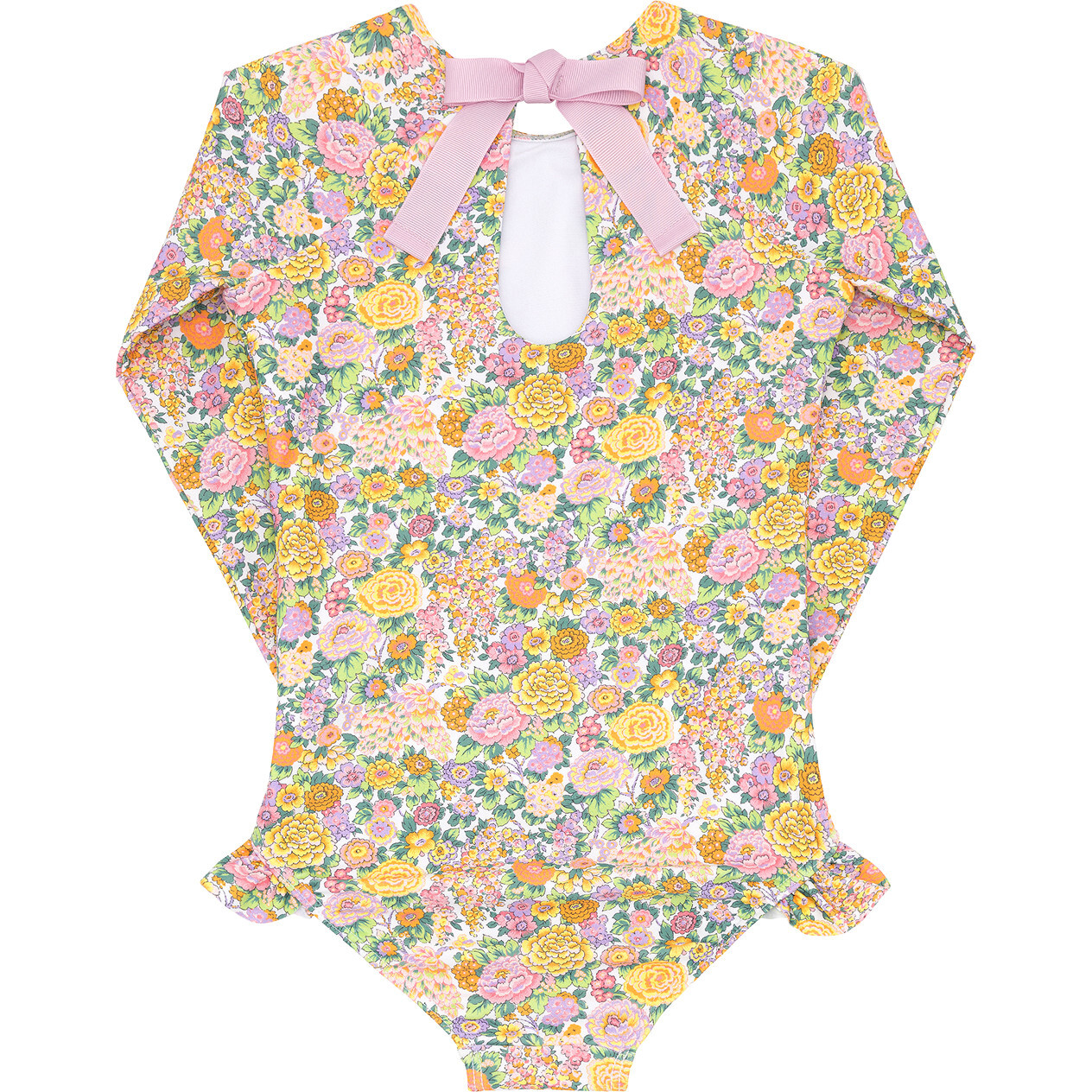 Girls Elysian Day Rashguard One Piece - Minnow Swim | Maisonette