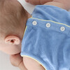 Baby Clearwater Blue French Terry Bubble Romper - Rompers - 4