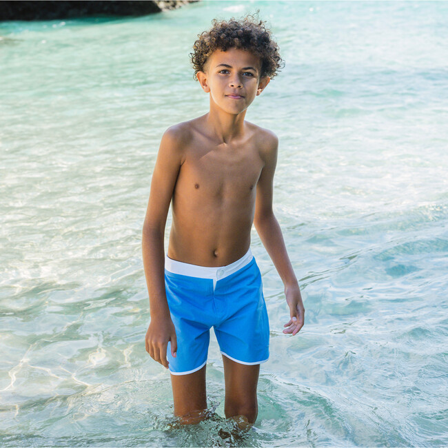 Boys Clearwater Blue Board Short - Swim Trunks - 2
