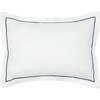 Navy Trim Decorative Pillow - Pillows - 1 - thumbnail
