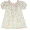 Hawaiian Floral Sleeve Smocked Dress - Dresses - 1 - thumbnail