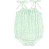 Hibiscus Ditsy Romper With Shoulder Ties - Rompers - 1 - thumbnail
