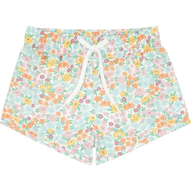 Hawaiian Floral Boardie - Swim Trunks - 1