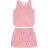 Pink Guava French Terry Tank Top And Skort Set - Mixed Apparel Set - 1 - thumbnail
