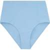 Women's Peri High Waisted Bikini Bottom, Blue - Two Pieces - 1 - thumbnail