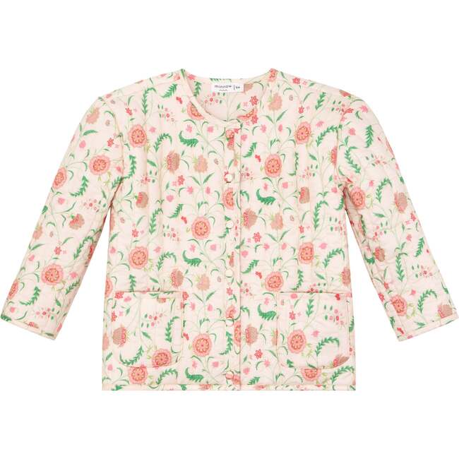 Minnow X Sister Parish Unisex Cloister Botanical Quilted Jacket - Coats - 1