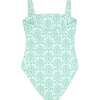 Women's Abaco Paisley One-Piece, Green - One Pieces - 2