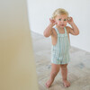 Minnow X Sister Parish Boys Cumberland Stripe Short Overall - Overalls - 2