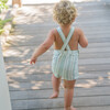 Minnow X Sister Parish Boys Cumberland Stripe Short Overall - Overalls - 3