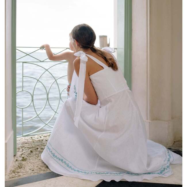 Minnow X Fanm Mon Women's Coconut Grove White Tie Knot Dress - Dresses - 5