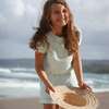 Hibiscus Ditsy Puff Sleeve French Terry Top And Short Set - Mixed Apparel Set - 3