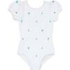 Minnow X Fanm Mon Girls Coconut Grove White Puff Sleeve One Piece - One Pieces - 1 - thumbnail
