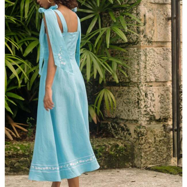 Minnow X Fanm Mon Women's Lagoon Tie Knot Dress - Dresses - 2