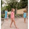 Minnow X Fanm Mon Girls Hibiscus Rashguard One Piece - One Pieces - 3
