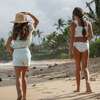 Hibiscus Ditsy Puff Sleeve French Terry Top And Short Set - Mixed Apparel Set - 5