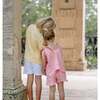 Minnow X Fanm Mon Girls Hibiscus Tie Knot Short Set - Mixed Apparel Set - 3