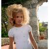 Minnow X Fanm Mon Girls Coconut Grove White Puff Sleeve One Piece - One Pieces - 3