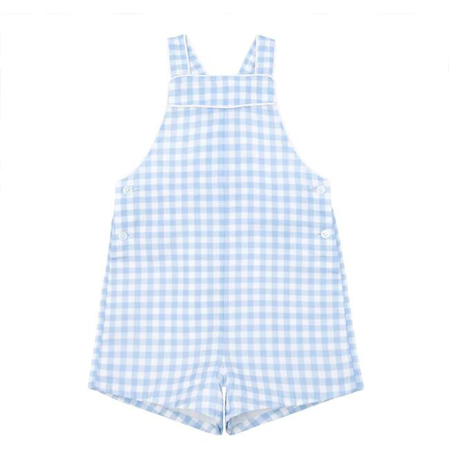 Boys Oasis Blue Gingham Overall - Overalls - 1