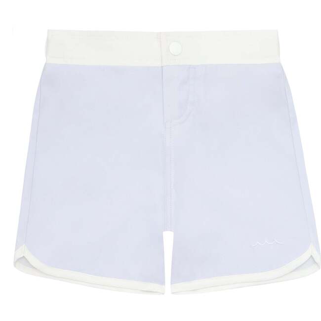 Bay Enamel Snap Boardshort, Lavender