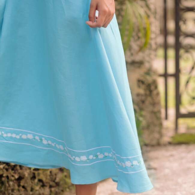 Minnow X Fanm Mon Women's Lagoon Tie Knot Dress - Dresses - 5