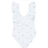 Minnow X Fanm Mon Women's Coconut Grove White Ruffle One Piece - One Pieces - 6