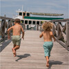Boys Sea Blue Canvas Pant - Pants - 5