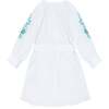 Minnow X Fanm Mon Women's Coconut Grove White Long Sleeve Dress - Dresses - 5